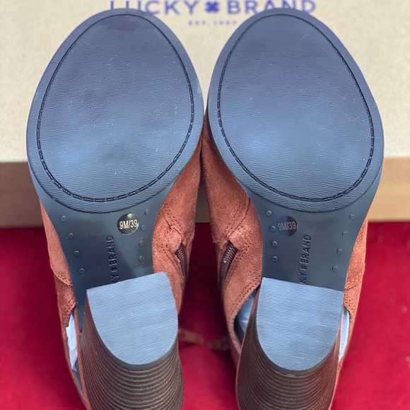 Lucky Brand Open Toe Ankle Boots - Picture 5 of 8